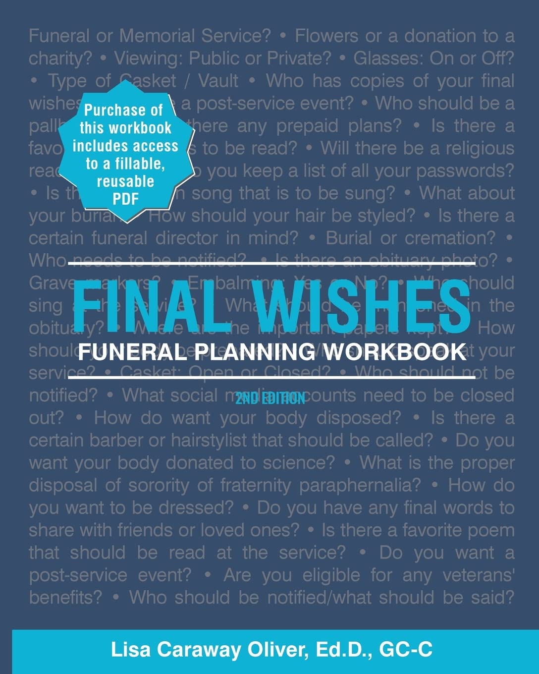 Cover of Final Wishes, Funeral Planning Workbook, 2nd Edition